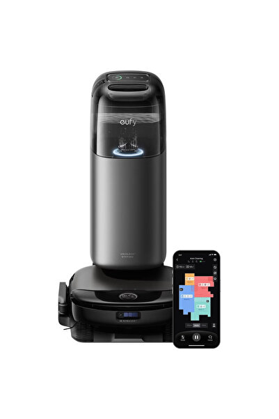 eufy Ρομπότ αναρρόφησης Robot Vacuum Omni S1 Pro, Statie All-in-One, HydroJet...