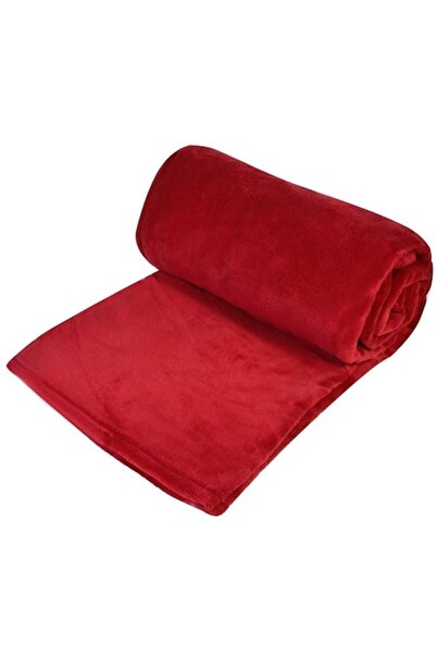 ELITECOMMERCEMARKET Velvet Blanket Bordeaux 220x150cm