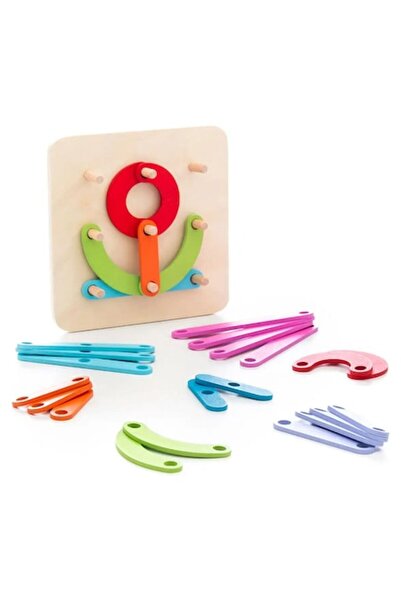 OEM ToyWood – Educational Wooden Puzzle for Kids, Skill and Logic Game, Multicolor, 3+ Years