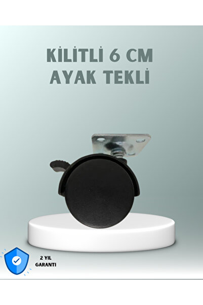 Fırsatkolik قاعدة دوارة قابلة للقفل مقاس 6 سم مع حماية للأرضية