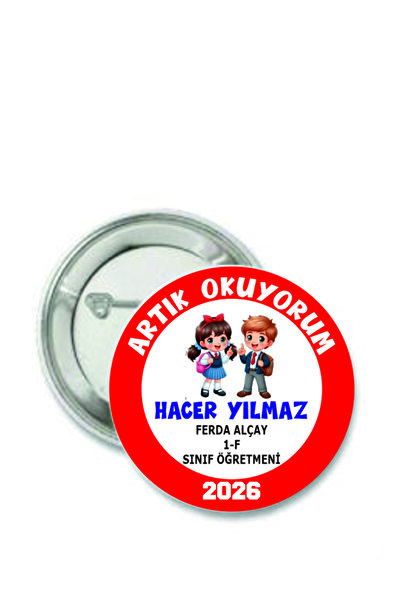 Okul Materyali ARTIK OKUYORUM ROZETİ 30 ADET