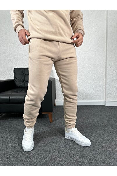 tetramoda Üç İplik Ş Fleece-Lined Basic Fleece-Lined Sweatpants