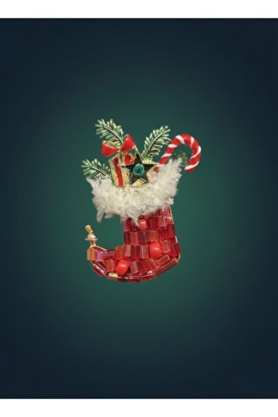 Asella Yılbaşı Çorap Broş