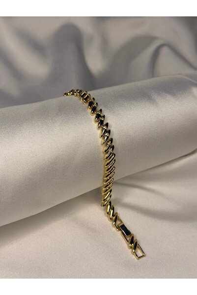 XUPING JEWELRY Xuping 14K VİP Gold Arpa Model Taşlı Bileklik 17+2cm