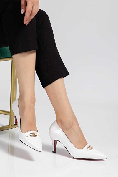 can feta New Season Imported Quality Cowhide Leather Soundproof High-Heeled S...