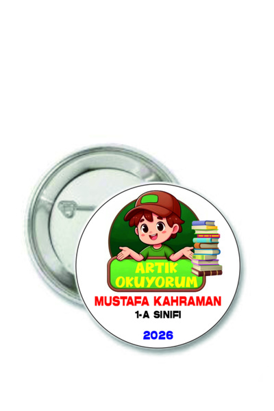 Okul Materyali ARTIK OKUYORUM ROZETİ 30 ADET