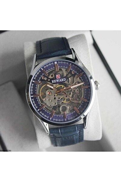 Reward deri kordon çelik kasa otomatik saat