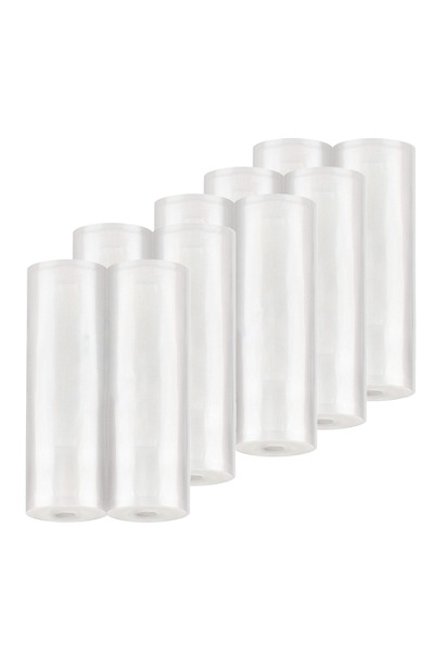 Teno ® Universal Vacuum Sealer Rolls, Set of 10 (5 m x 28 cm), Transparent