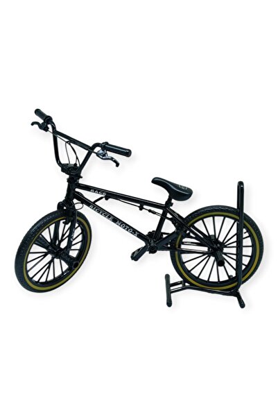 Lisinya Model Araçlar -1:8 Metal BMX Bisiklet - Die -Cast 17 cm - Siyah (Lisi...