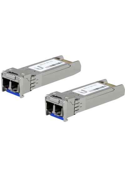 Ubiquiti Set de 2 module de fibră optică singlemode, Ubiquiti, argintiu