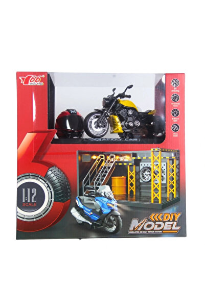 My Reality Fashion دراجة نارية هارلي وولفرين PB 3R بمقياس 1/12 مع صوت وضوء