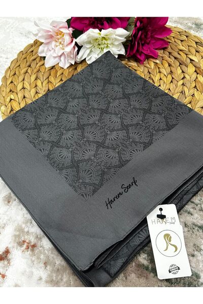 HAREM SCARF Золота шарф Сахра Антрацит