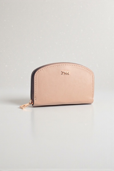 dericom Women's Zippered Multi-Compartment Beige Wallet – Stylish and Compact...