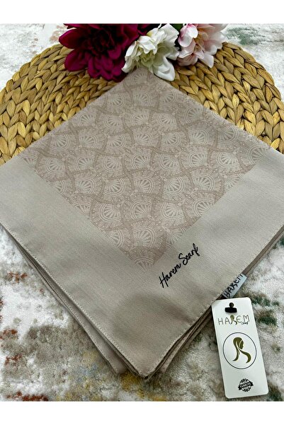 HAREM SCARF Золота шарф Сахра Відкритий Візон