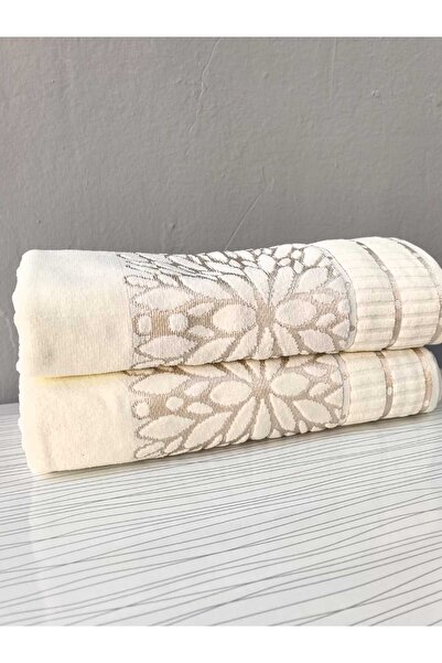 Peacock Σετ Μπάνιου Ζακάρ 2 τεμαχίων 100x150, 50x90 100% Βαμβάκι