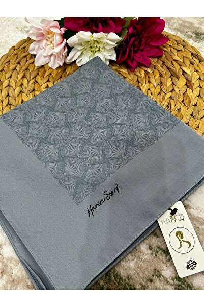 HAREM SCARF Золота шарф Сахра Темно-сірий