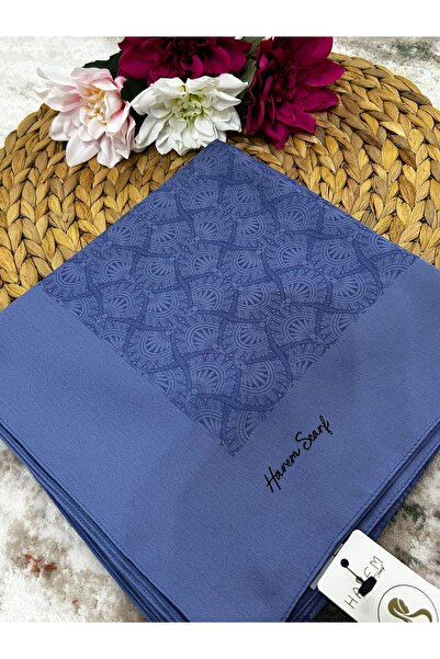 HAREM SCARF Золота шарф Сахра Темний індиго