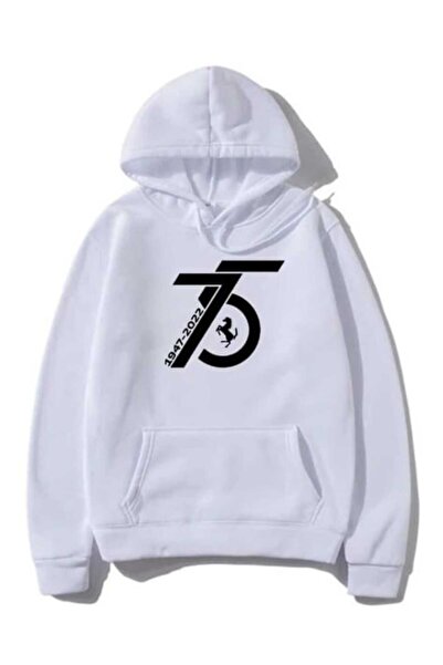 YRN COLLECTION سويت شيرت للجنسين للنساء والرجال 75 نص مطبوع بغطاء رأس قصة فضفاضة