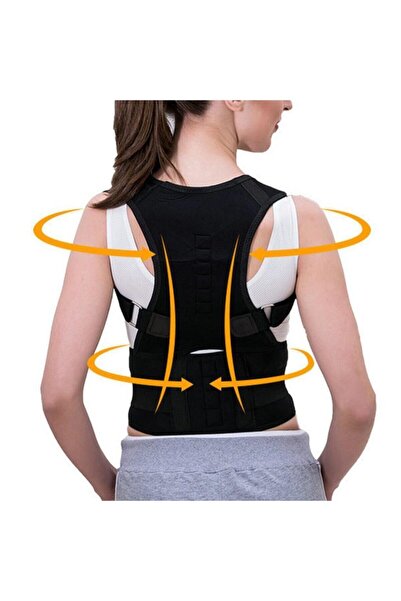 Saatistan Dik Durma Korsesi, Bel ve Omuz Destekleyici, Ortopedik Diklik Aparatı