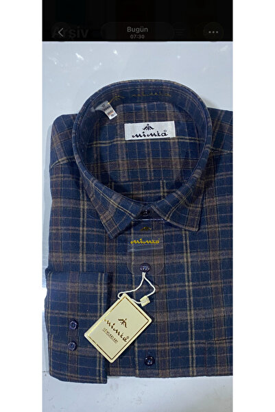 Mimka gömlek kışlık XL beden çift cep