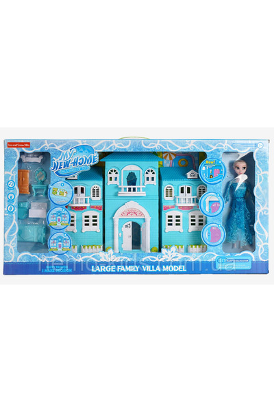 Toybox مجموعة بيت الدمى للأطفال، دمية إلسا من فيلم فروزن، مجموعة ألعاب بيت الدمى فروزن للبنات