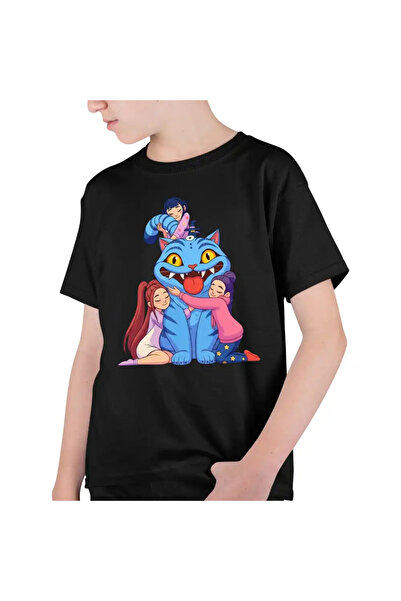 OEM Tricou Copii Baieti Huntrix Motan Dragon Derpy Kpop