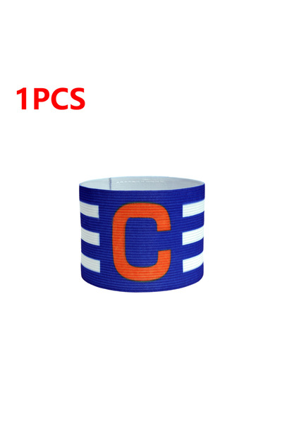 Choice20 شارة قائد فريق كرة القدم للأطفال والكبار باللون الأزرق (5/10 قطع)