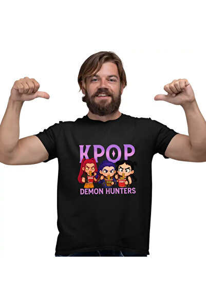 OEM Ανδρικό T-Shirt Huntrix Demon Masters K-pop