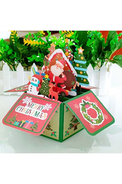 Choice 1 بطاقات معايدة ثلاثية الأبعاد منبثقة، بطاقات عيد ميلاد مجيد، بطاقات م...