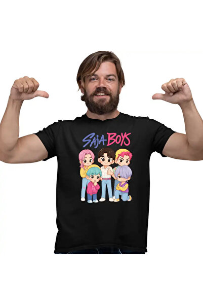 OEM Tricou Barbati Huntrix Saja Boys Kpop Demon Hunters