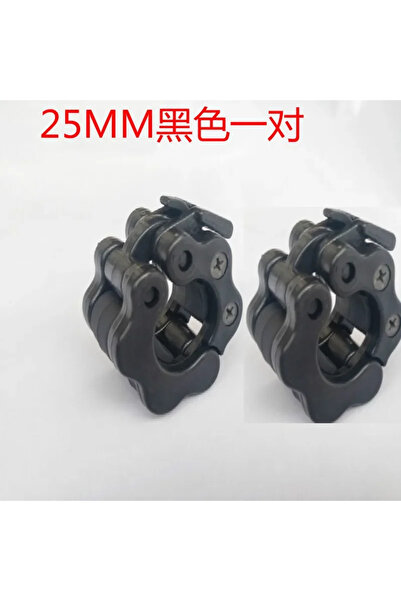Choice 25mm black pair 2Pcs 25/50mm Quick Release Barbell Clamps Spin lock Ba...