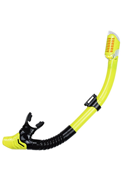 Choice BlackYellow Dry Snorkel Tube Easy Breath Scuba Diving Splash Guard Top Valve Swimming Underwater Equ