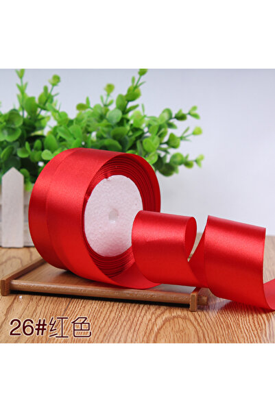 Choice شريط حريري ساتان أحمر 40 مم، طول 22 متر/لفة، متوفر بأحجام 6 مم، 10 مم،...