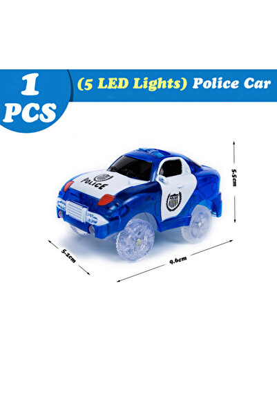 Choice14 سيارة شرطة ب، سيارة سباق سحرية متوهجة، لعبة سيارة، مصباح LED، إلكترو...