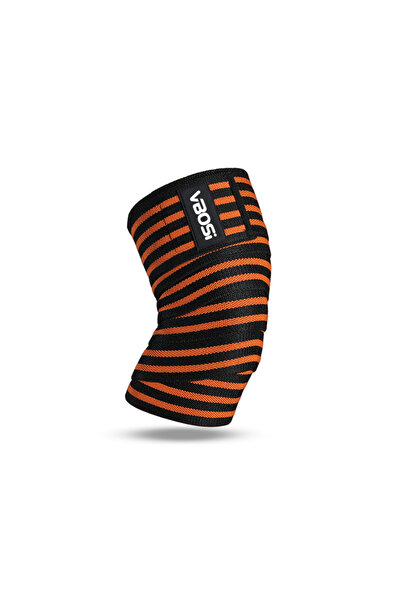 Choice رباط ركبة مطاطي قابل للتعديل، مقاس واحد، برتقالي، قطعة واحدة، لدعم رفع...