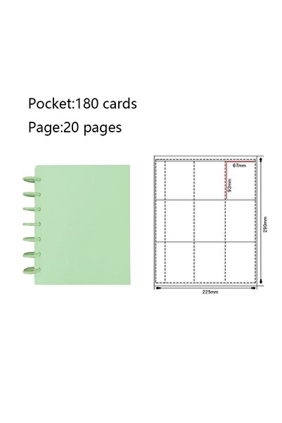 Choice ألبوم صور كيبوب من B-Green، 20 صفحة، 3 بوصة، غلاف داخلي بلون موحد، مجم...