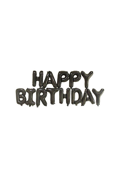 Choice 16INCH black 16 inch Letters HAPPY BIRTHDAY Foil Balloons Happy Birthd...