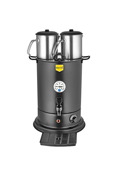 Remta 2 Demlikli Elite Çay Makinesi 18 lt-Siyah