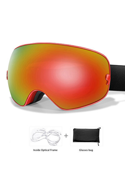 Choice نظارات التزلج على الجليد SA6-OA للرياضات الخارجية، مضادة للضباب، حماية...