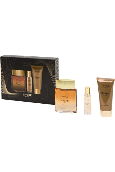 Capace Set cadou barbati parfum x 2, sampon gel dus Exclusive, Severe, 24x18x5cm