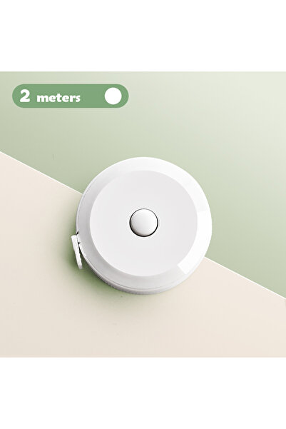 Choice White 2 Meter Soft Tape Measure Scale Body Sewing Flexible Tailor Ruler Centimeter Inch Portable Ret