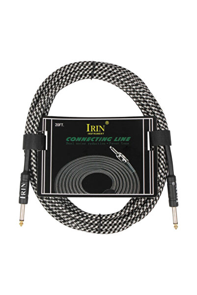 Choice15 6M White Black IRIN Electric Guitar Cable Wire Connecting Line Color...