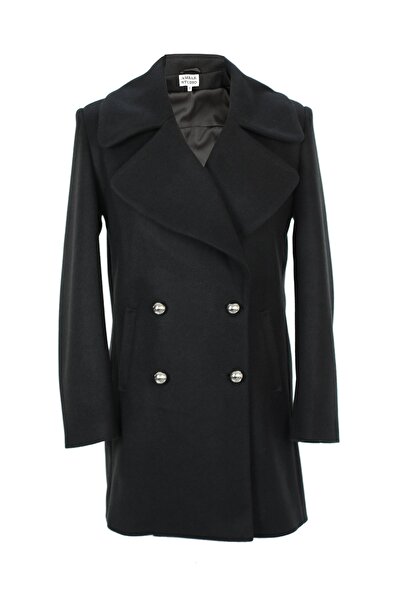 ambar studio Aerin midi wool blend coat