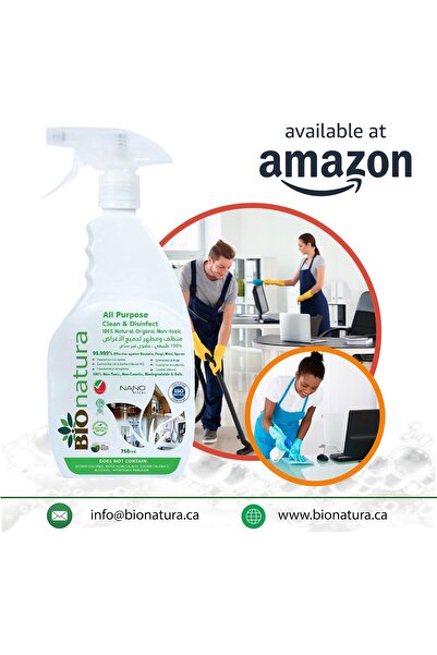 Bionatura سائل غسيل أطباق عضوي، منظف متعدد الاستخدامات، ومنظف أفران، عبوة من 3 قطع