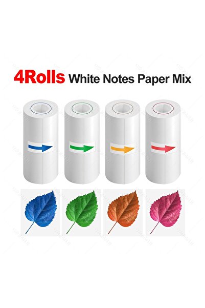 choice2 طابعة ملصقات حرارية صغيرة محمولة بتقنية بلوتوث، 4 لفات فقط، بدقة 300 نقطة في البوصة، طباعة بدون حبر، سهلة الحمل