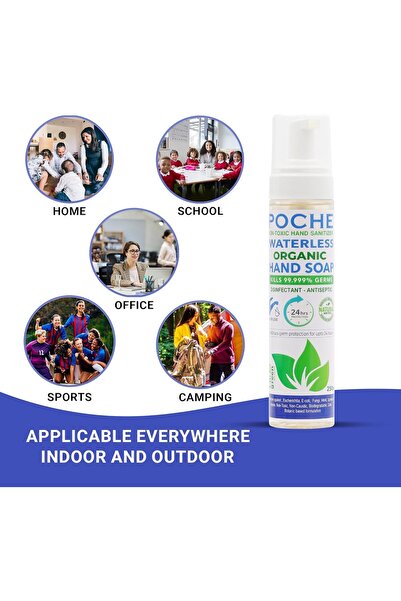 Bionatura.ca Bioneat Natural Poche: 250ml Waterless Hand Wash - Pure & Gentle with Natural Oils