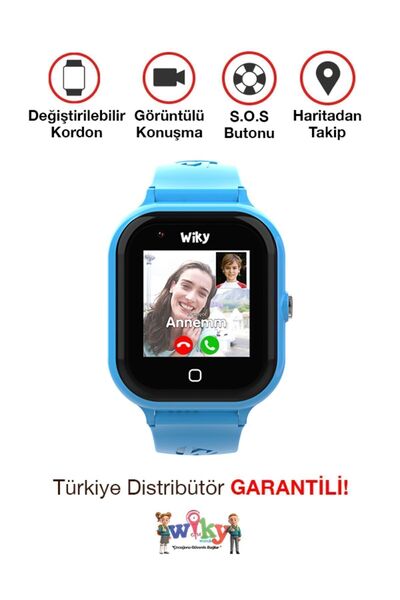 Saatistan Çocuklar İçin Akıllı GPS Saat, Güvenli Alan ve Çoklu Görüntülü Görüşme