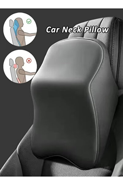 Generic Car seat headrest neck pillow, used to relieve neck pain, comes with a washable cover
