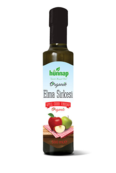 Hünnap Organik Elma Sirkesi 500 ML