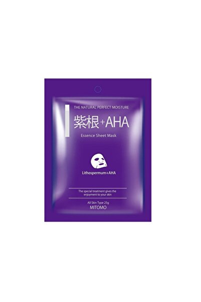 Mitomo Facial Mask with AHA and Lithospermum, 25 g,